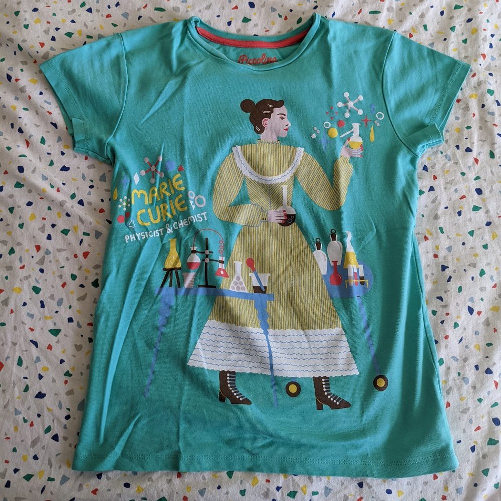 Marie curie short sleeve trailblazer tee